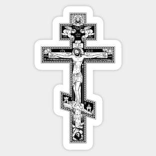 Orthodox Cross Sticker